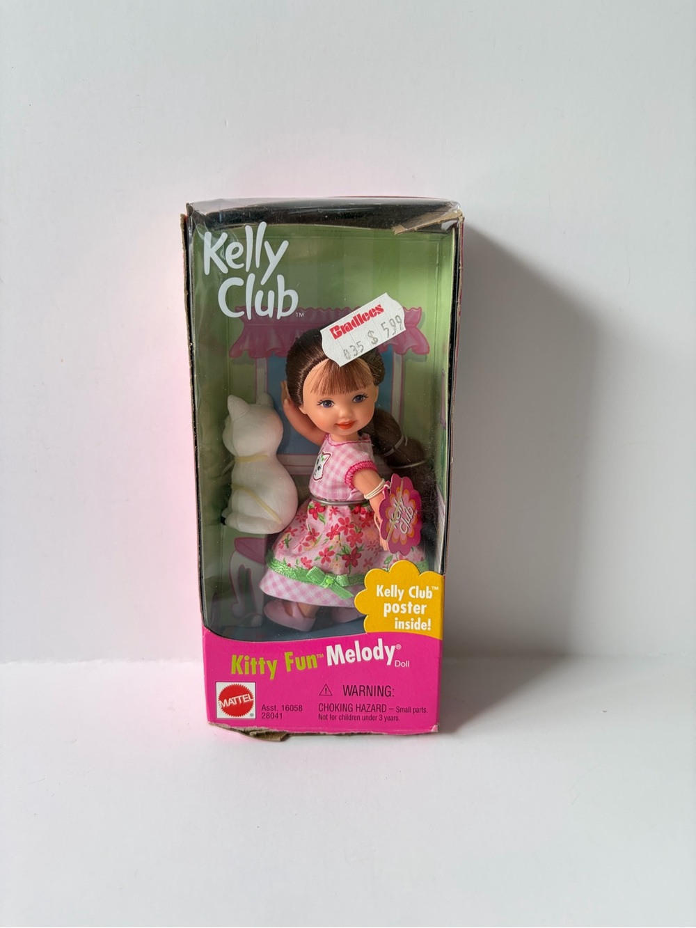NIB Barbie Kelly Club Kitty Fun Melody Doll